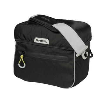 Basil Miles Handlebar Bag 6L Black Lime